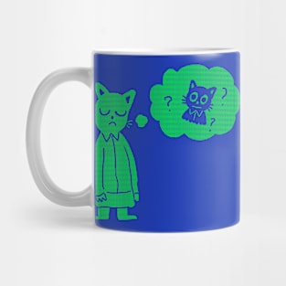 Thinking Cat Mug